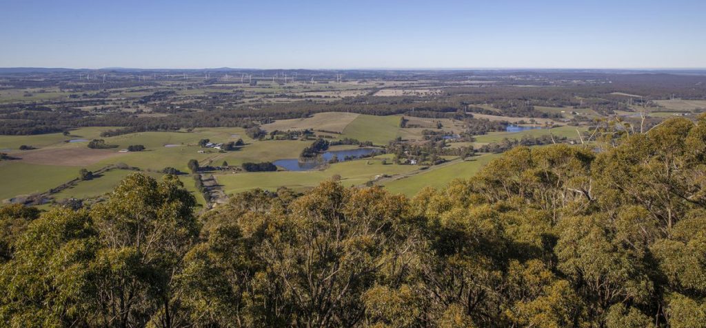 View from Mt Buninyong